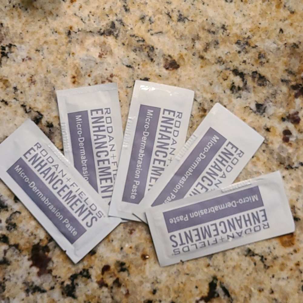 5 sample packs R&F Microdermabrasion Paste